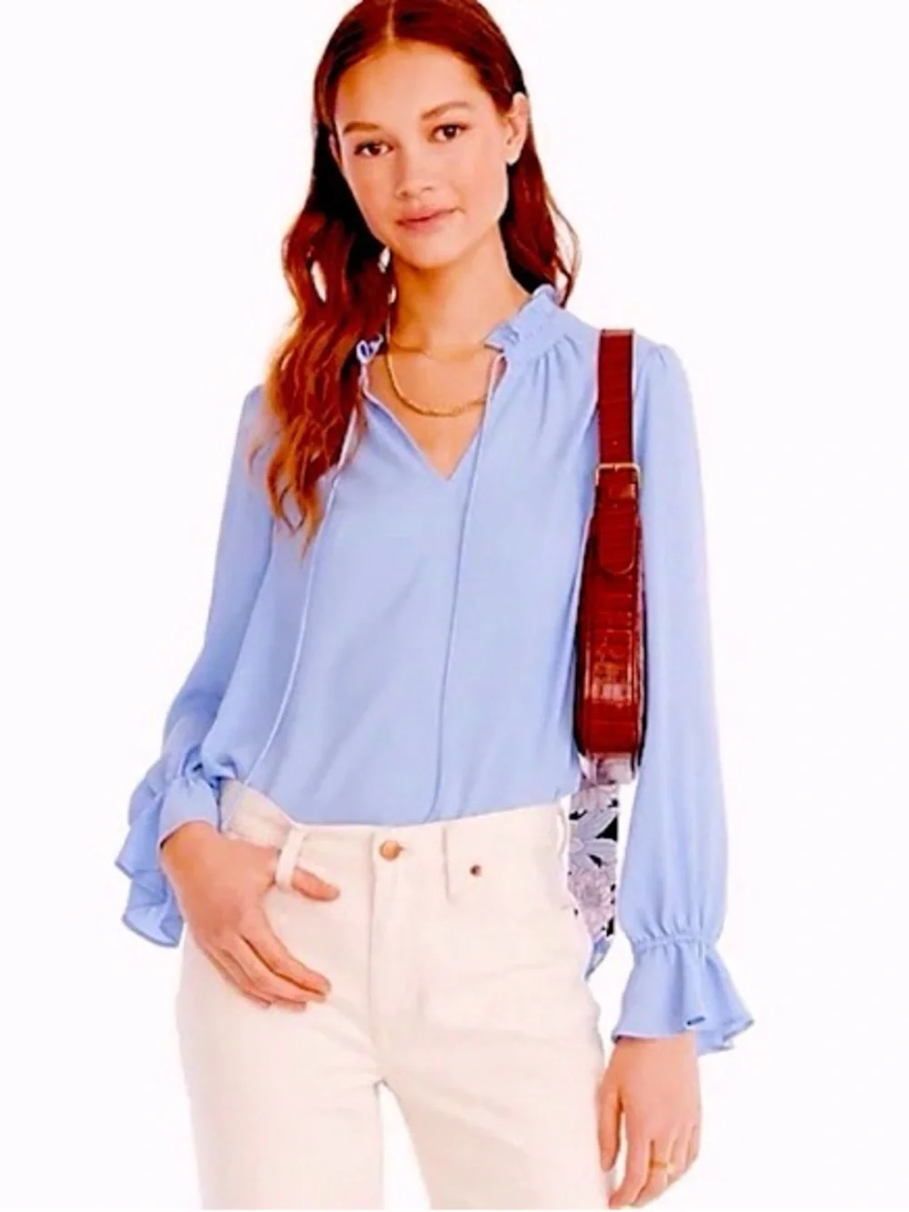 J. Crew light blue